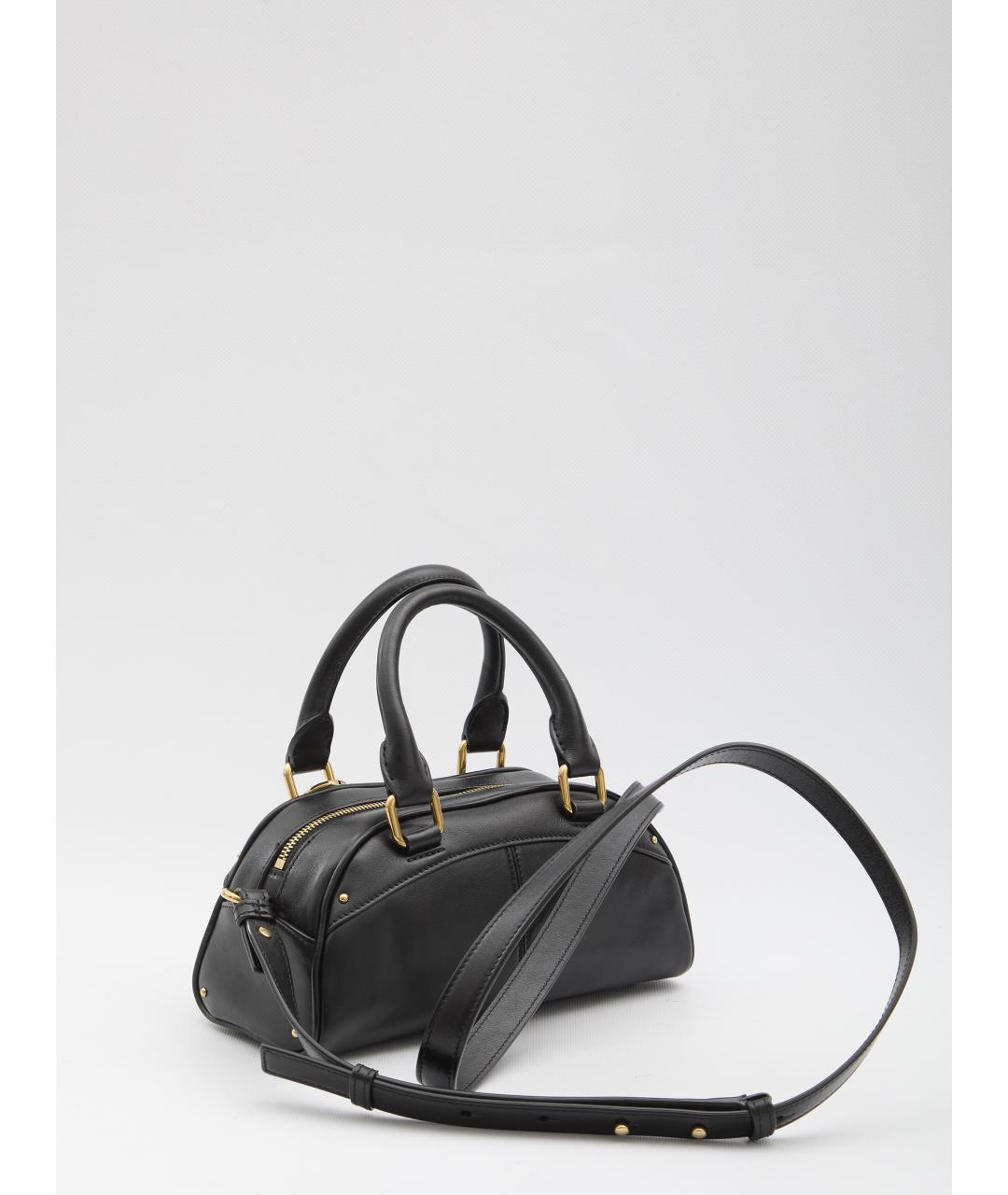 CHLOE Черная кожаная сумка через плечо, фото 2