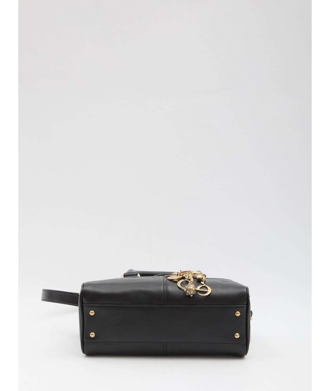 CHLOE Черная кожаная сумка через плечо, фото 3