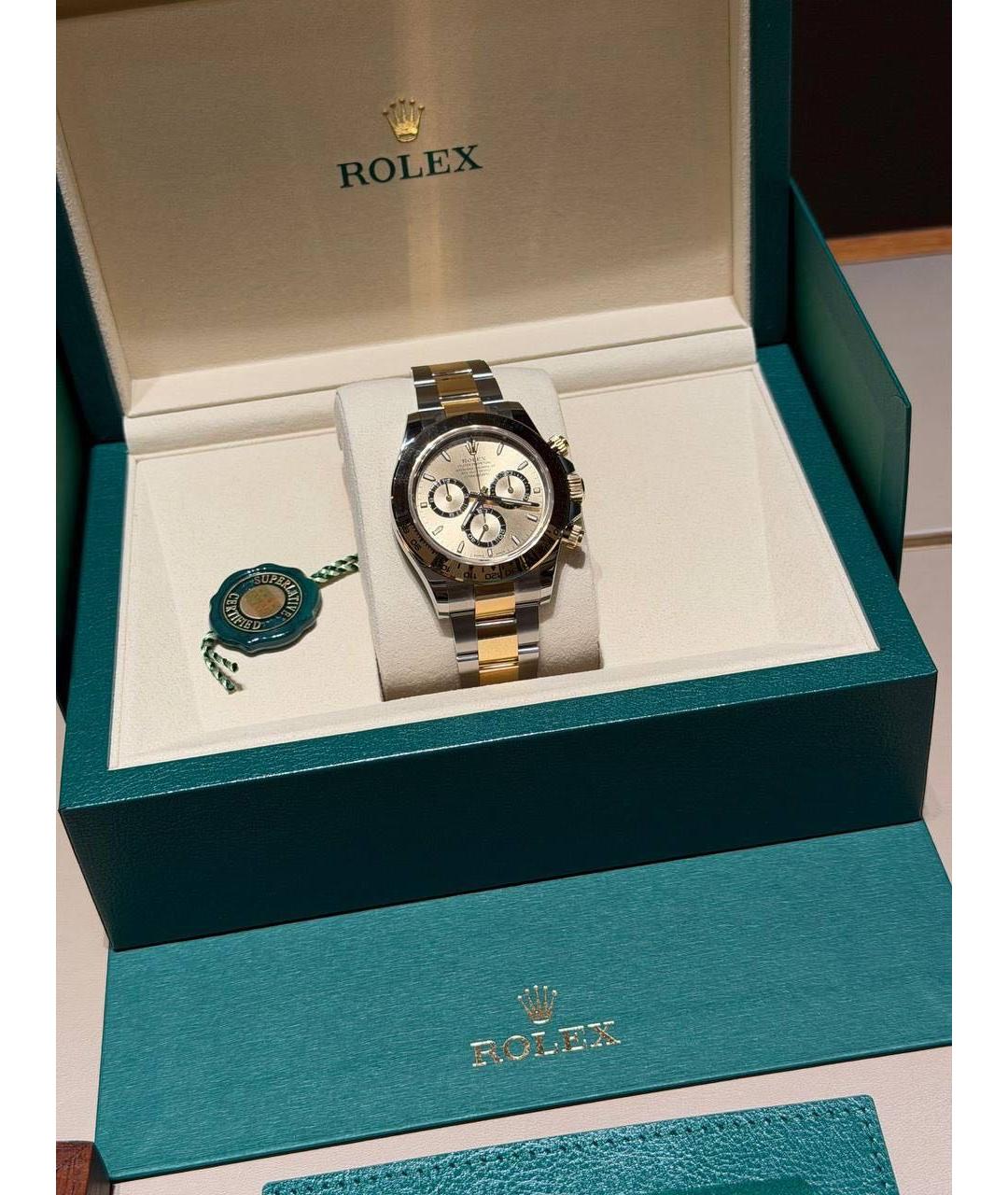 ROLEX Серебряные металлические часы, фото 2