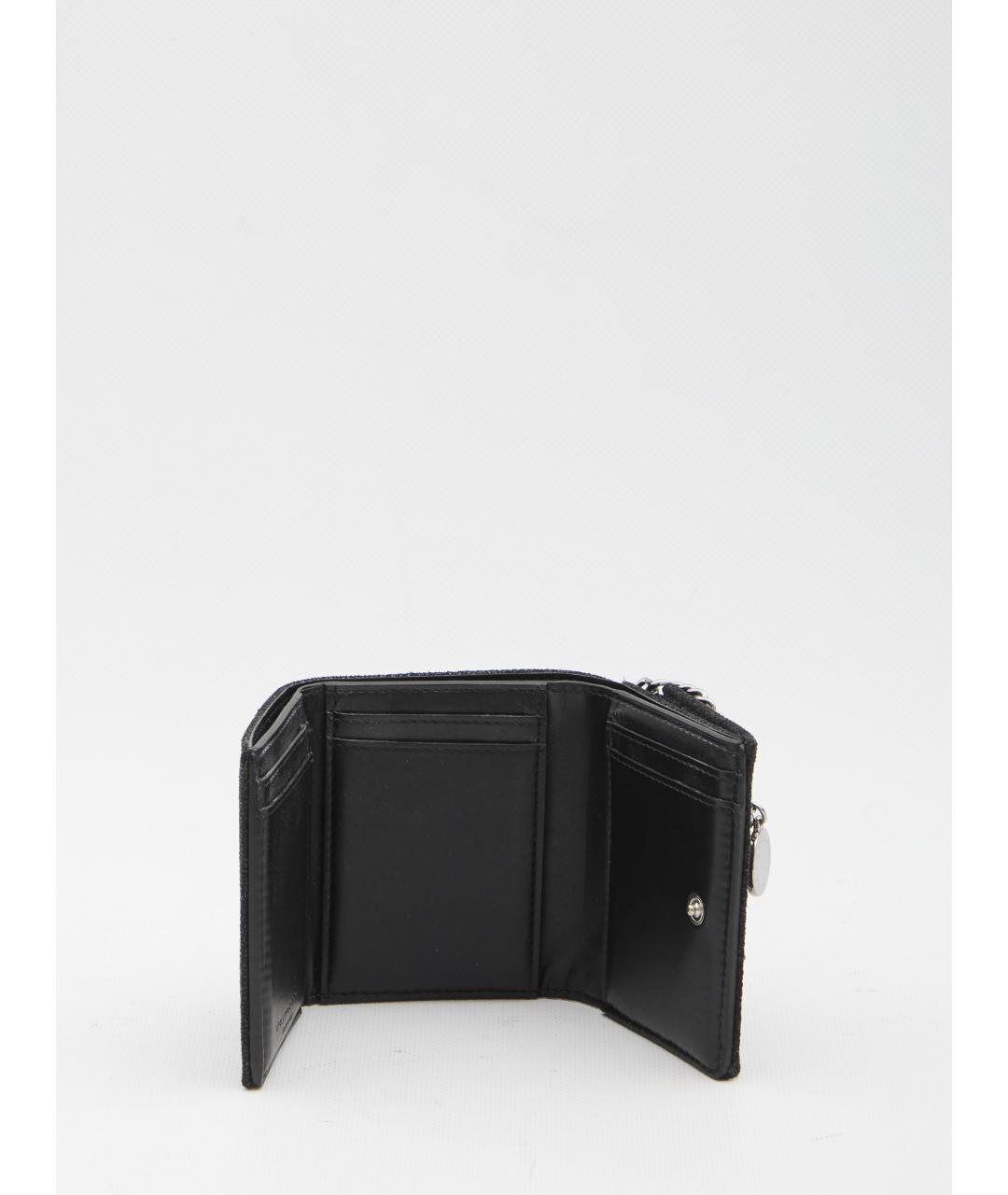 STELLA MCCARTNEY Черный кошелек из искусственной кожи, фото 4