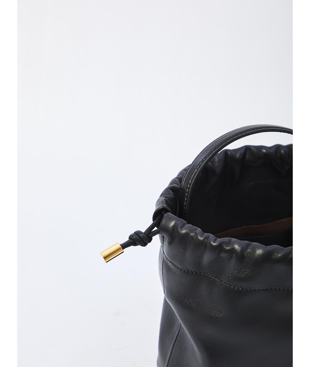 CHLOE Черная кожаная сумка через плечо, фото 4