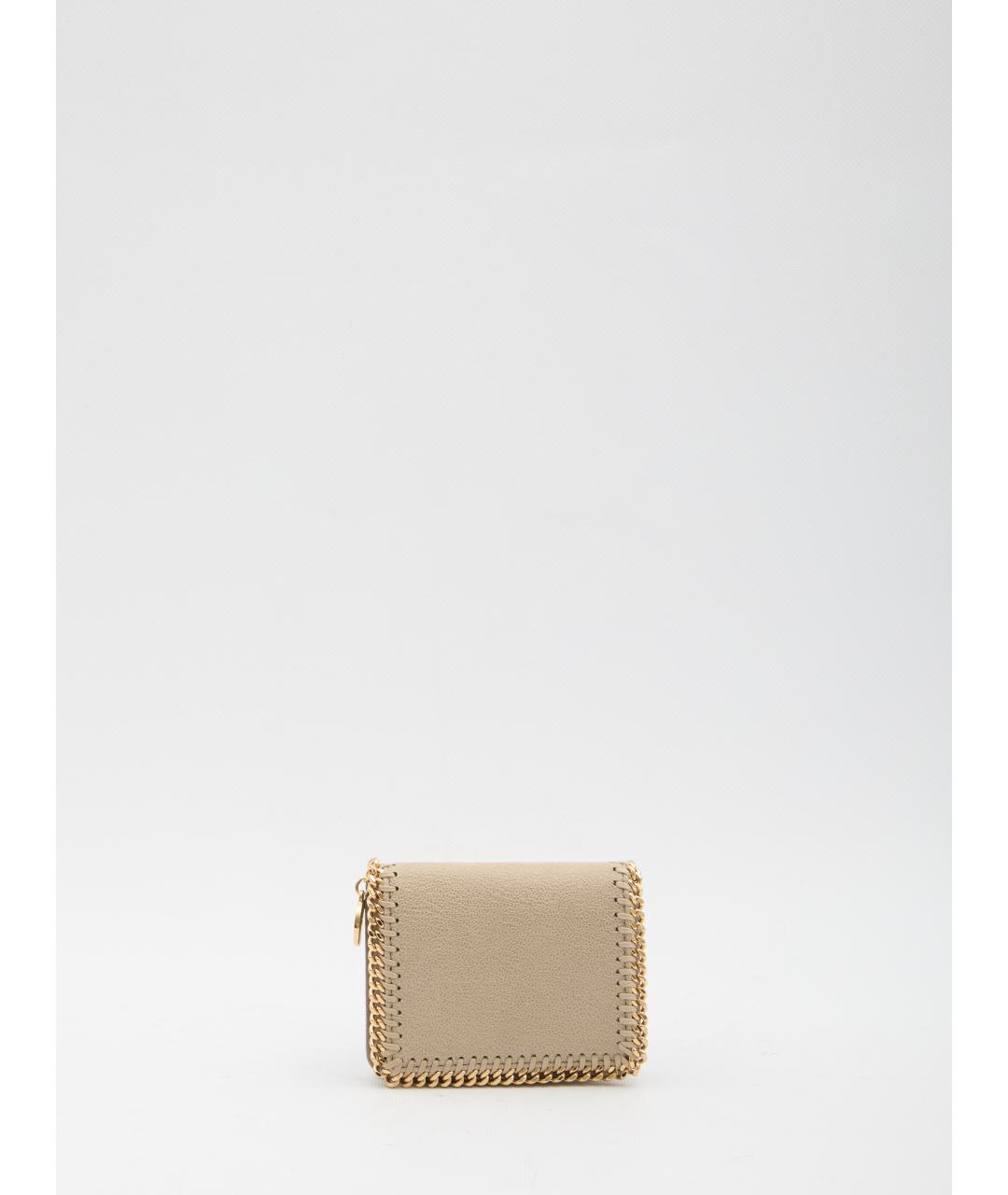 STELLA MCCARTNEY Бежевый кошелек из искусственной кожи, фото 5