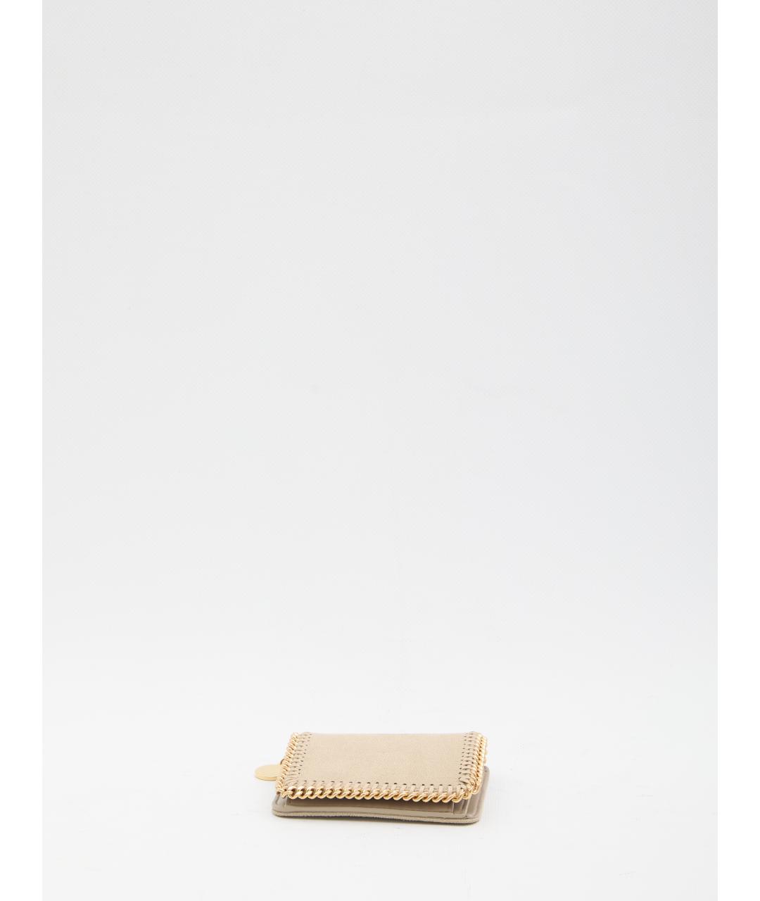 STELLA MCCARTNEY Бежевый кошелек из искусственной кожи, фото 3