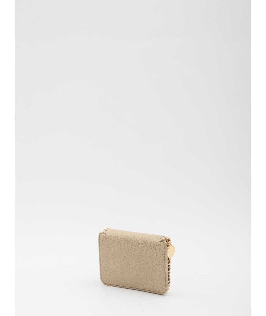 STELLA MCCARTNEY Бежевый кошелек из искусственной кожи, фото 2