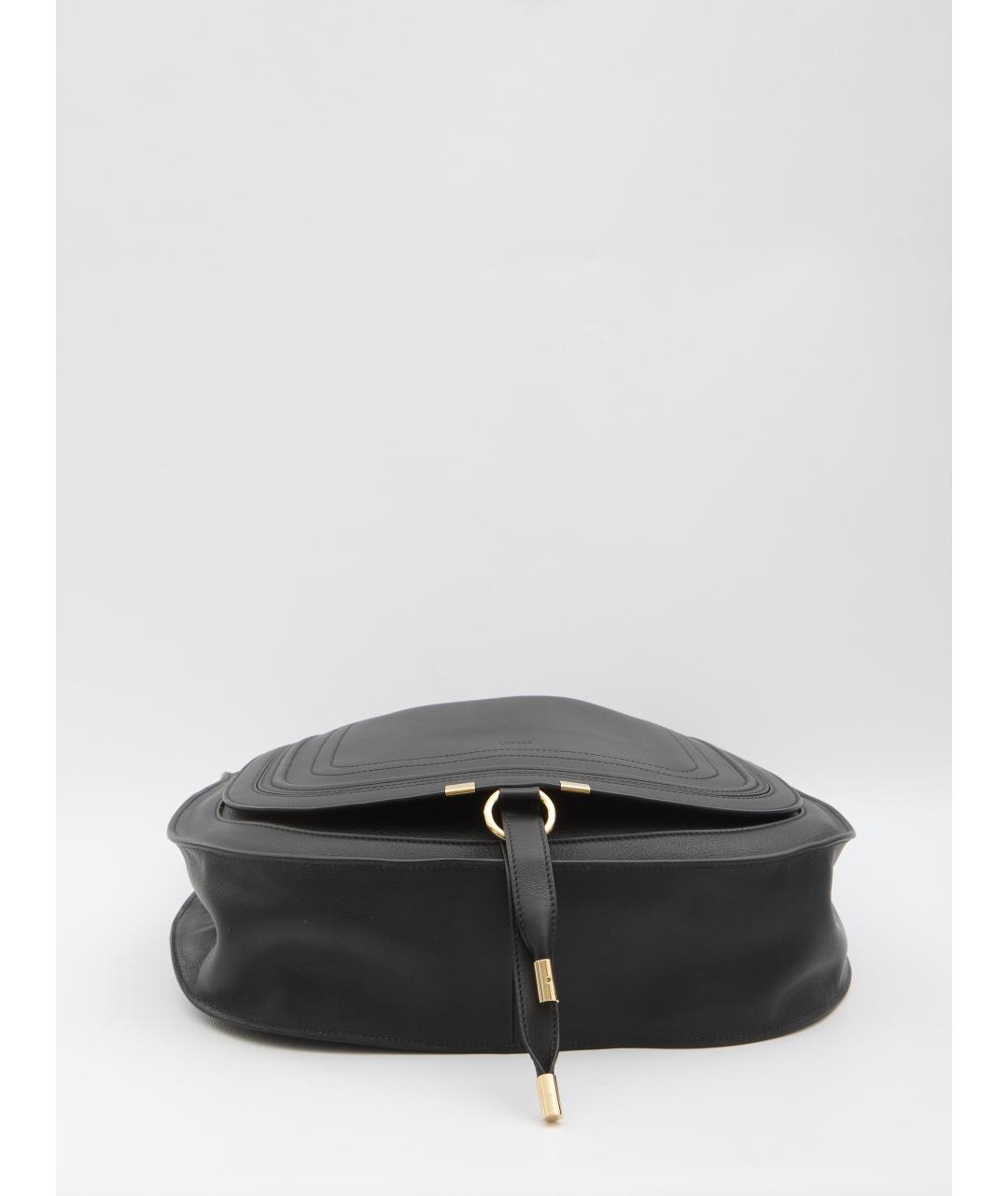 CHLOE Черная кожаная сумка через плечо, фото 3