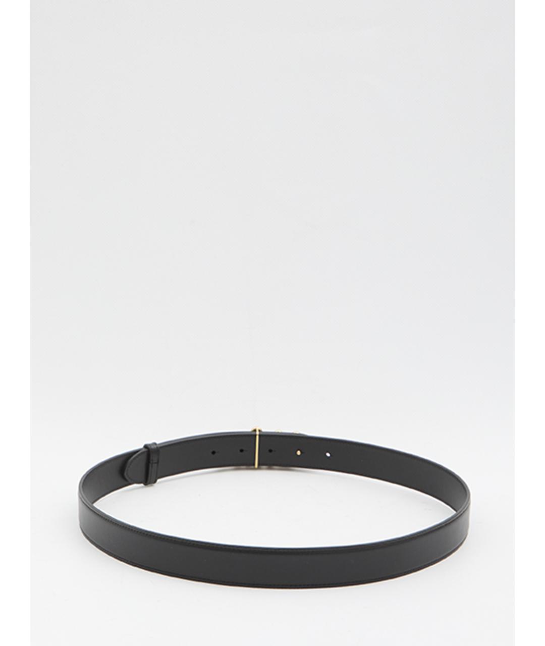 CHLOE Черный кожаный ремень, фото 2
