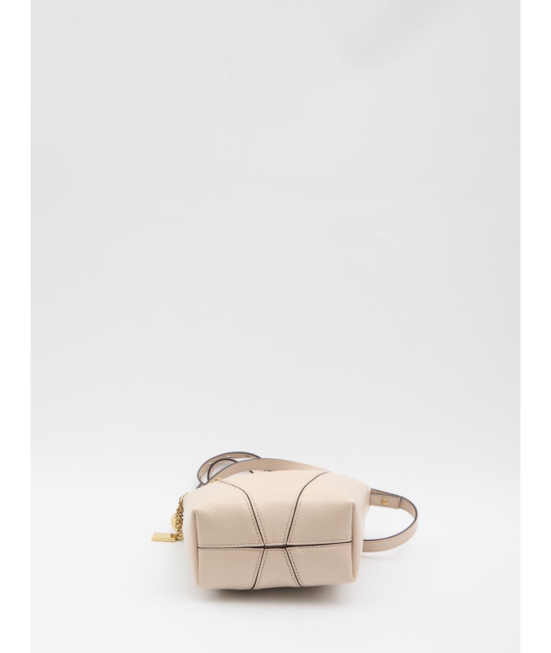 CHLOE Розовая кожаная сумка через плечо, фото 3