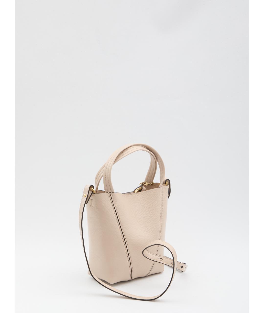 CHLOE Розовая кожаная сумка через плечо, фото 2