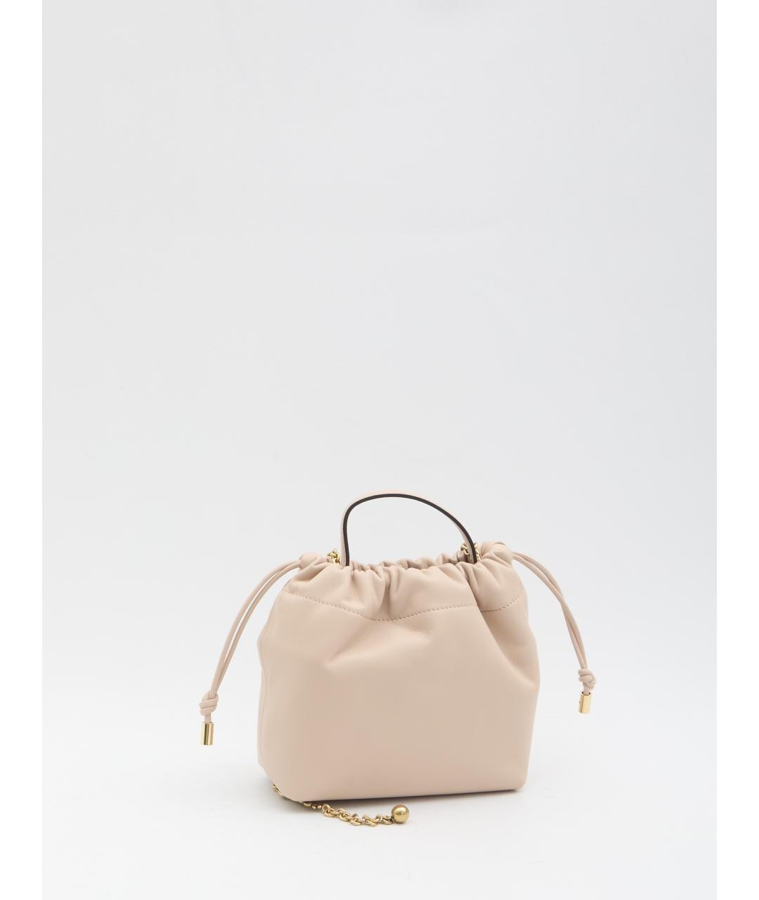 CHLOE Розовая кожаная сумка через плечо, фото 2