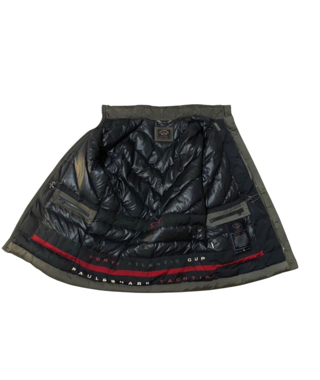 PAUL & SHARK Хаки пуховик, фото 4