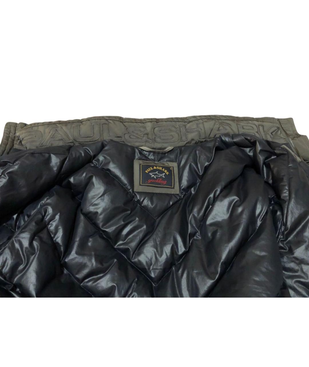 PAUL & SHARK Хаки пуховик, фото 3
