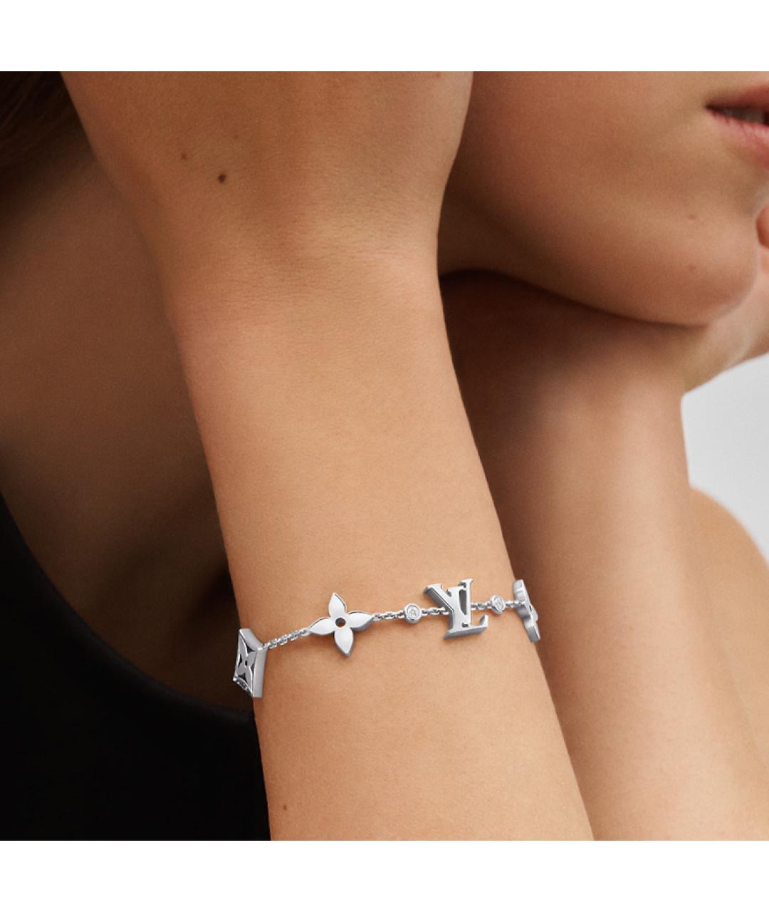 LOUIS VUITTON Белый браслет из белого золота, фото 2