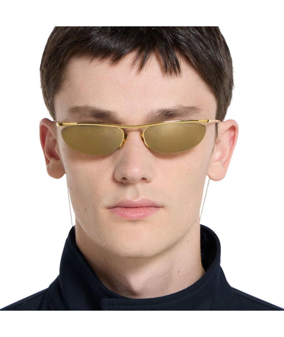 GUCCI Бежевые солнцезащитные очки, фото 3