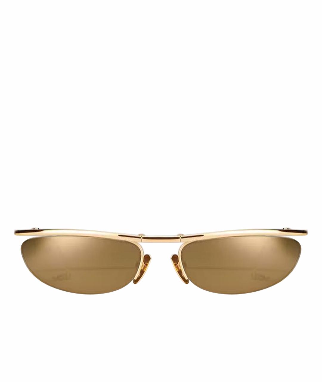 GUCCI Бежевые солнцезащитные очки, фото 1