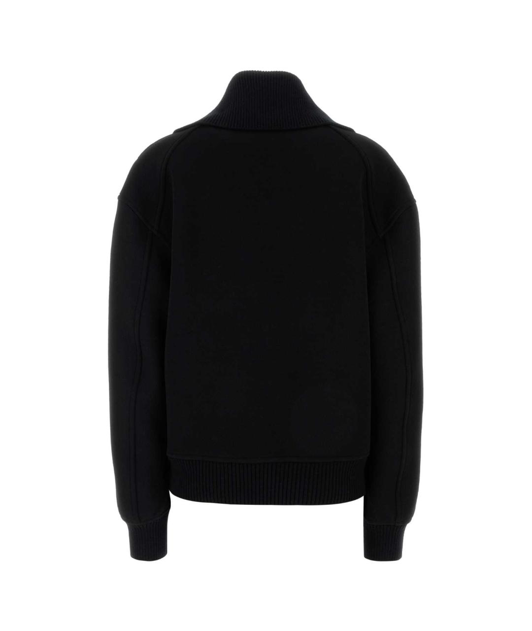 JIL SANDER Черная шерстяная куртка, фото 2