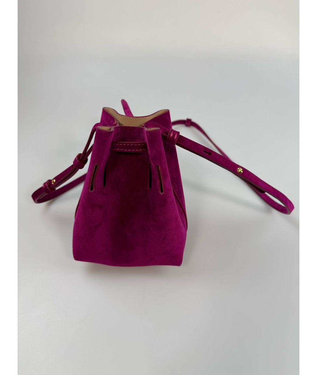 NANUSHKA Фуксия замшевая сумка через плечо, фото 2