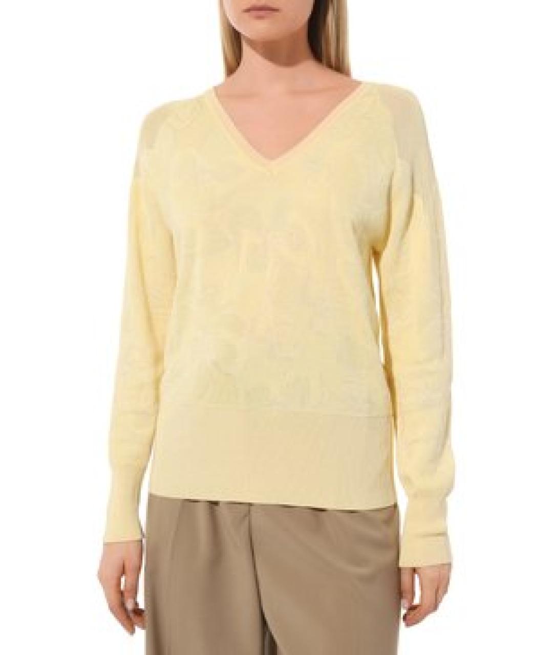 ESCADA Желтый вискозный джемпер / свитер, фото 2