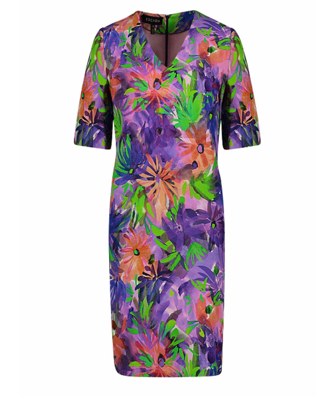 ESCADA Мульти вискозное повседневное платье, фото 1