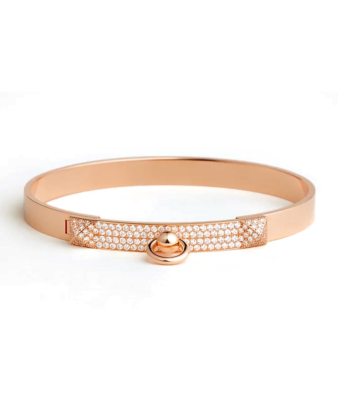 HERMES Розовый браслет из розового золота, фото 1