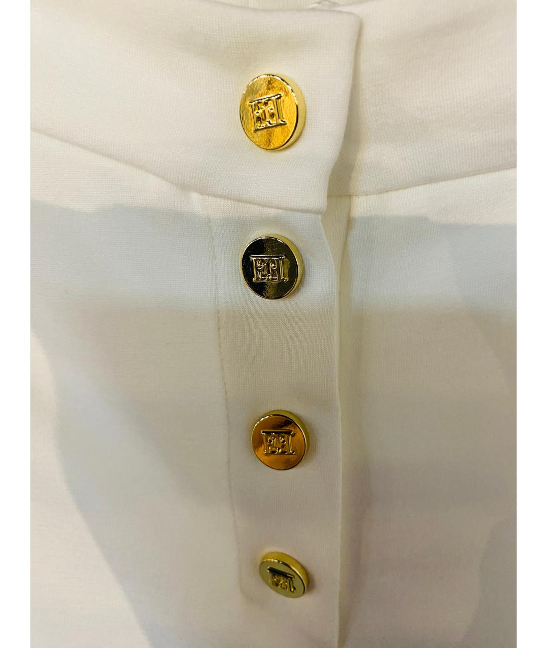 ESCADA Белые вискозные прямые брюки, фото 3