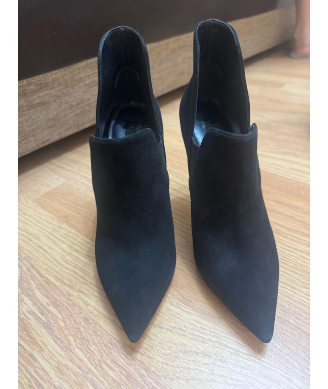 CASADEI Черные замшевые ботильоны, фото 2