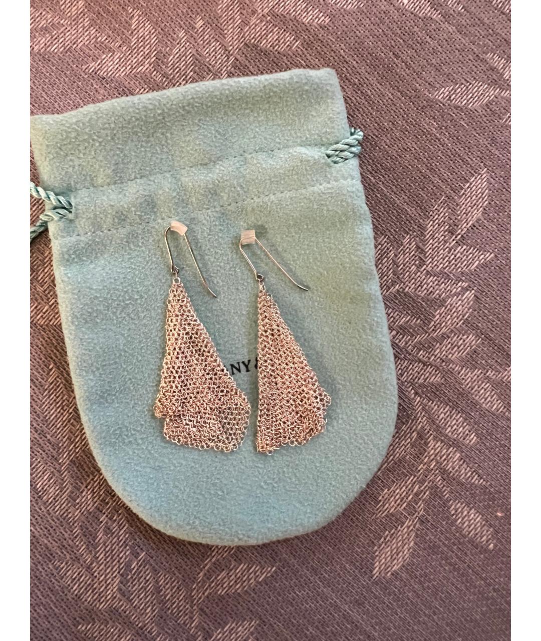 TIFFANY&CO Серебряные серебряные серьги, фото 4