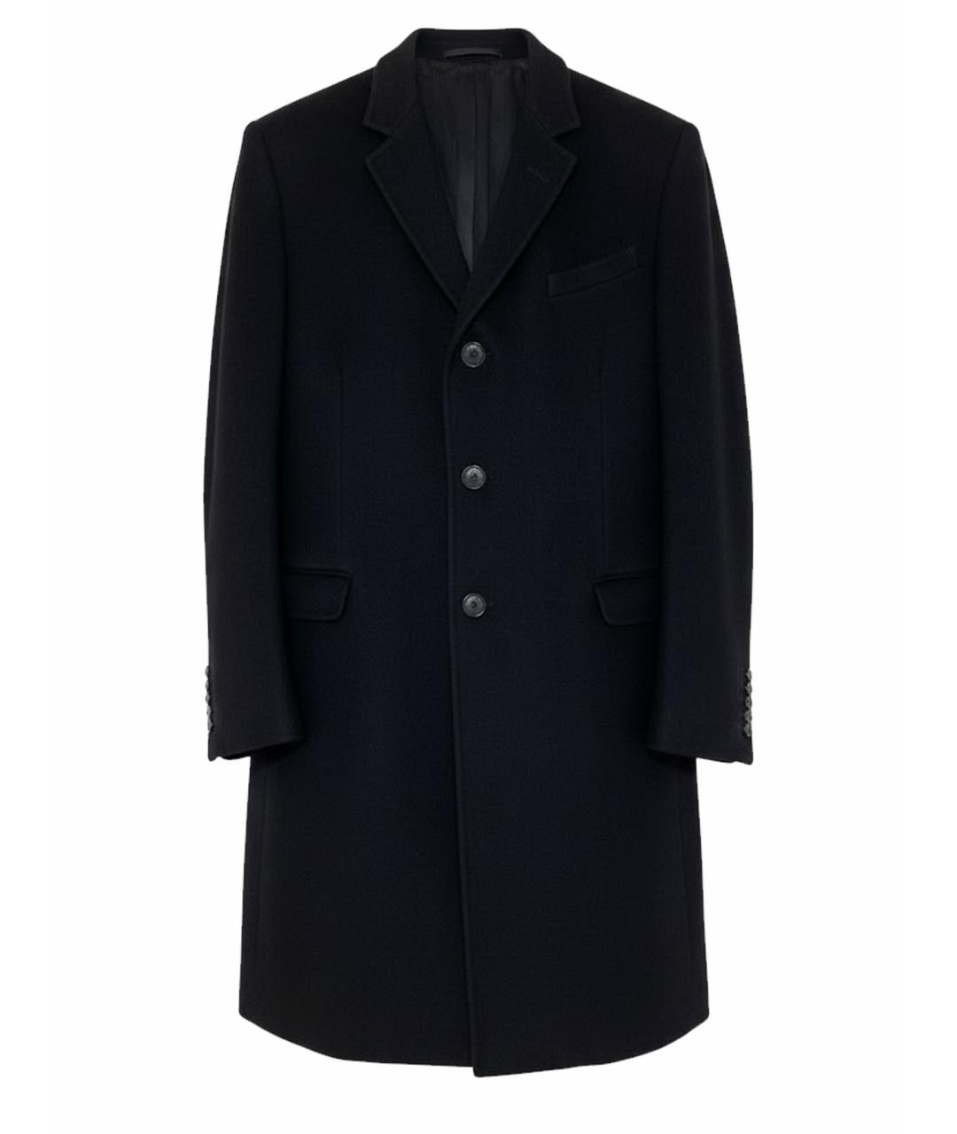 GUCCI Черное шерстяное пальто, фото 1