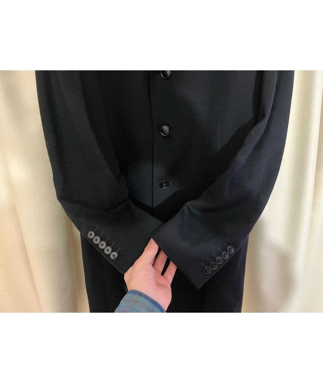 GUCCI Черное шерстяное пальто, фото 2