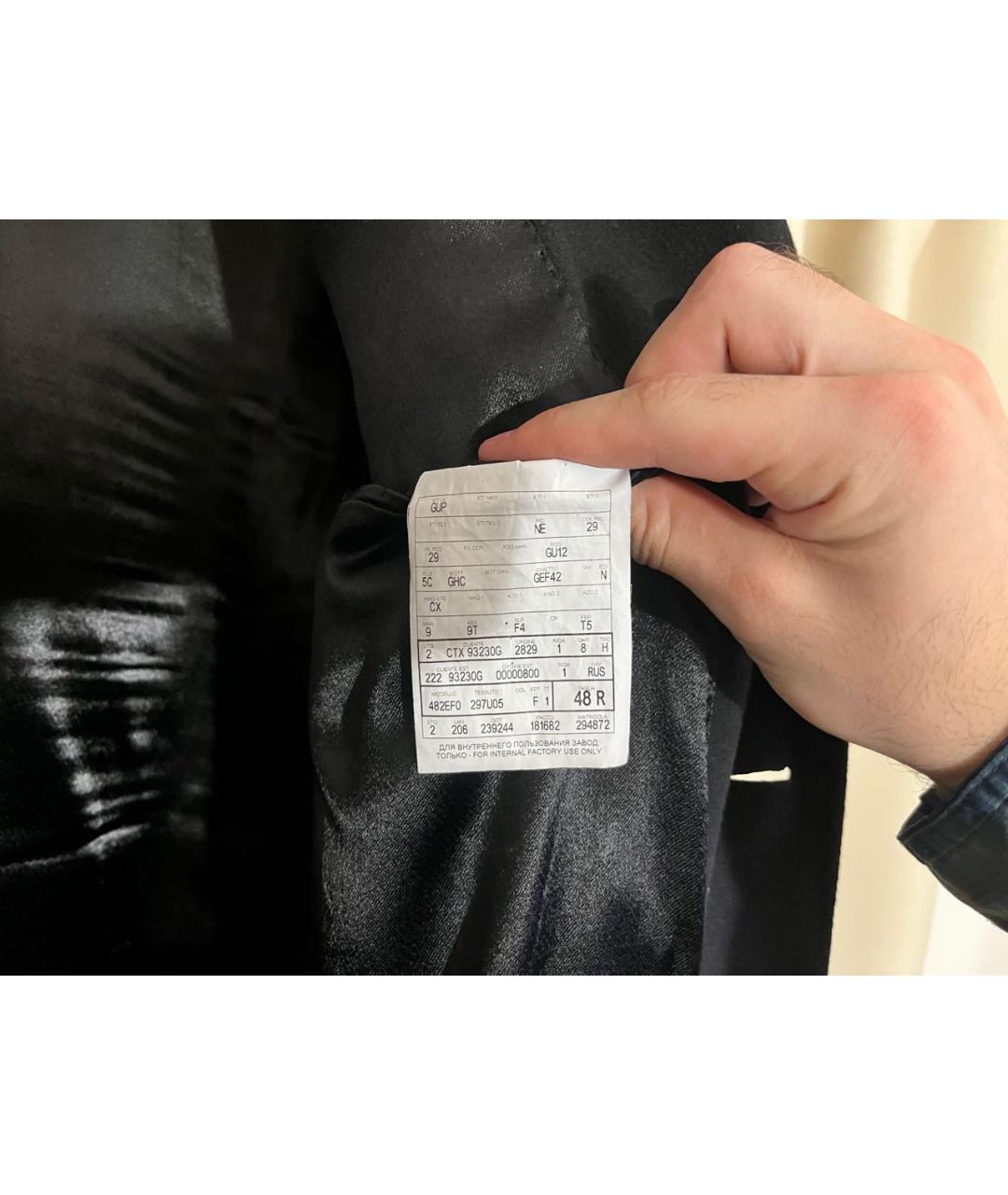 GUCCI Черное шерстяное пальто, фото 8
