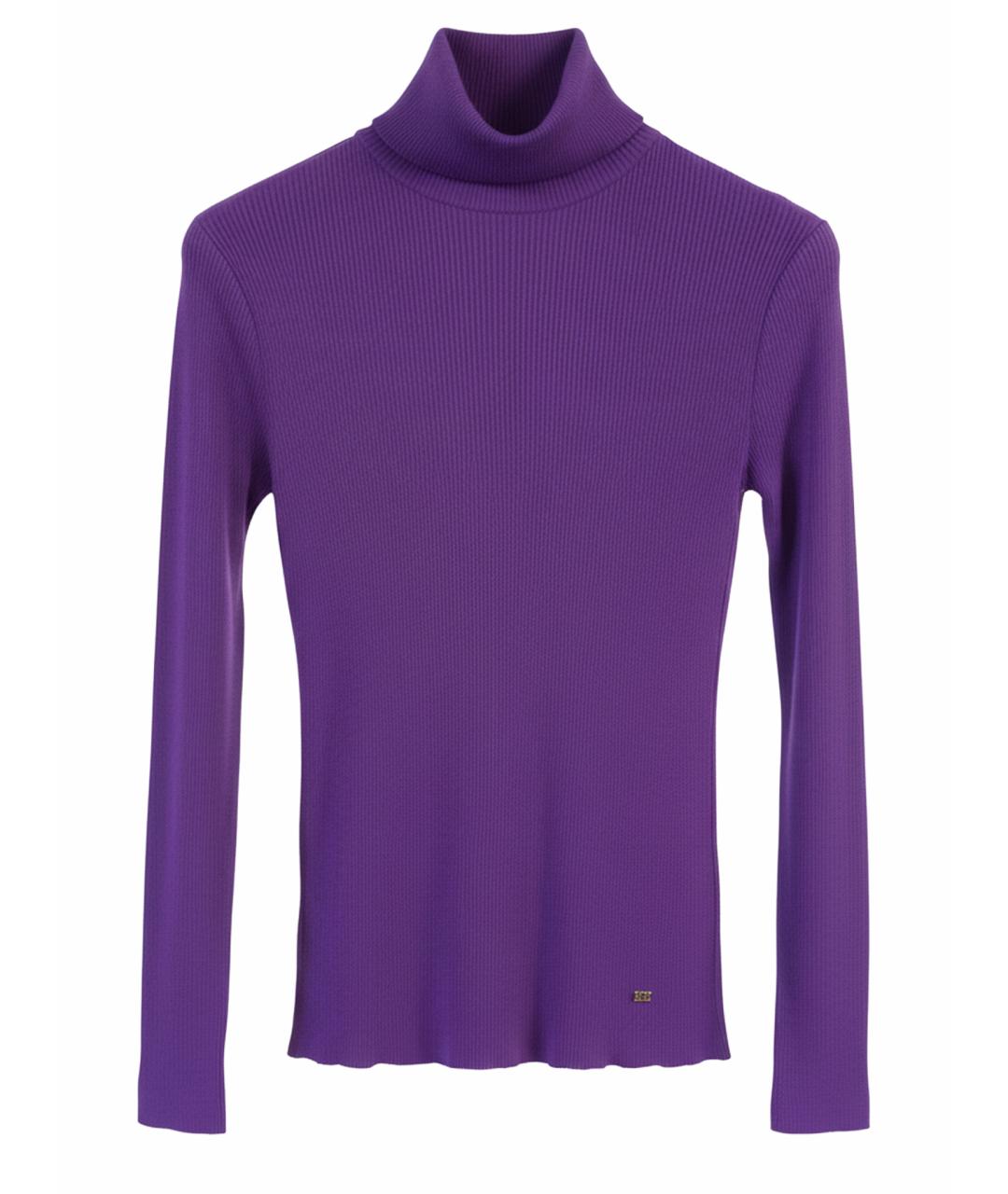 ESCADA Фиолетовая вискозная водолазка, фото 1