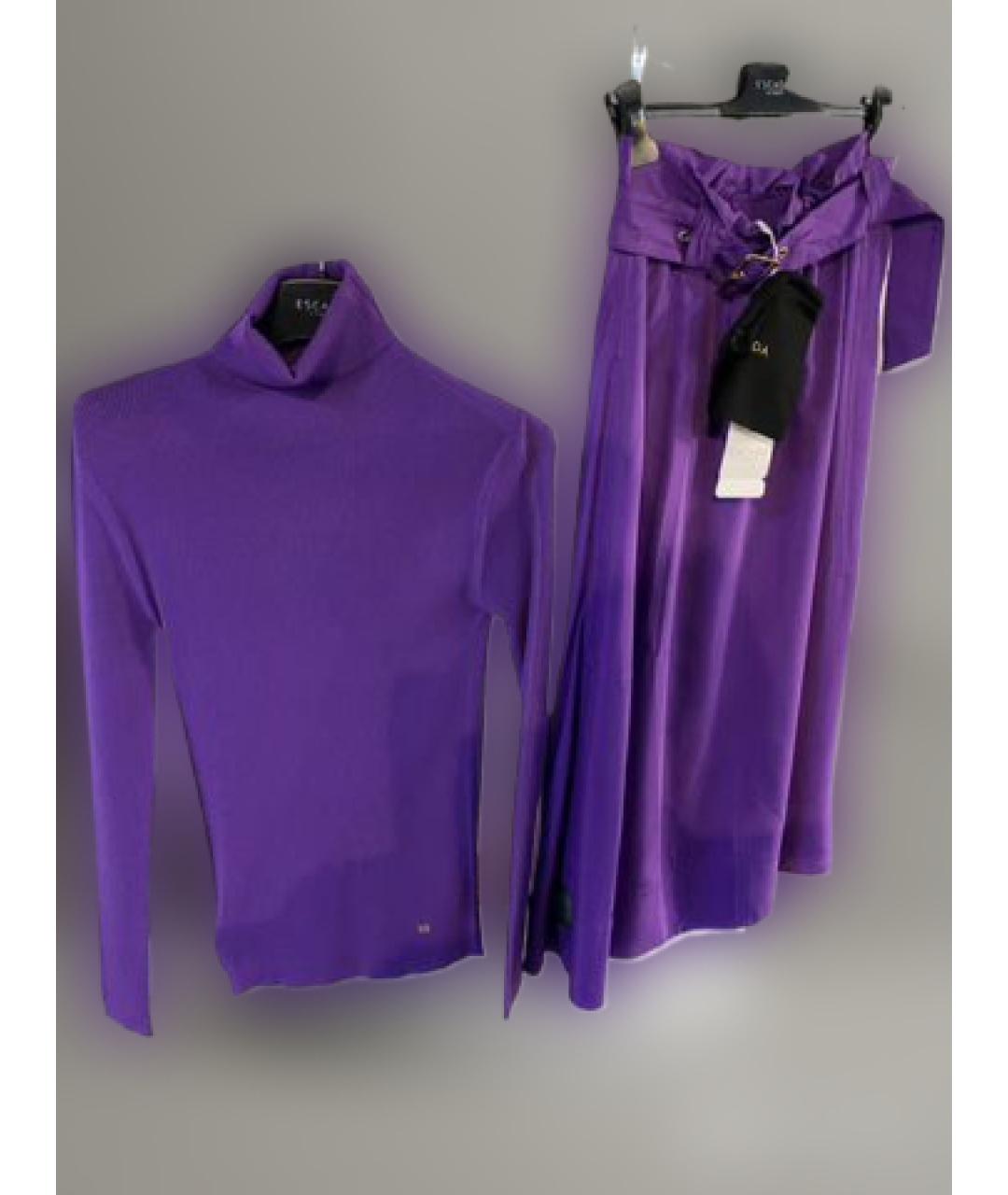 ESCADA Фиолетовая вискозная водолазка, фото 2