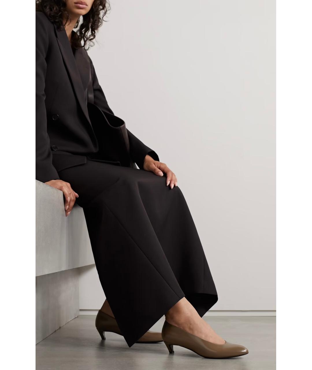 THE ROW Коричневые кожаные туфли, фото 2