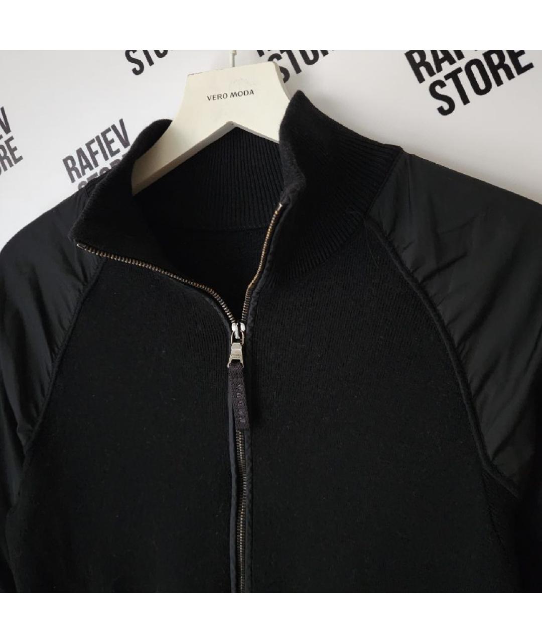 PRADA Черная шерстяная куртка, фото 3