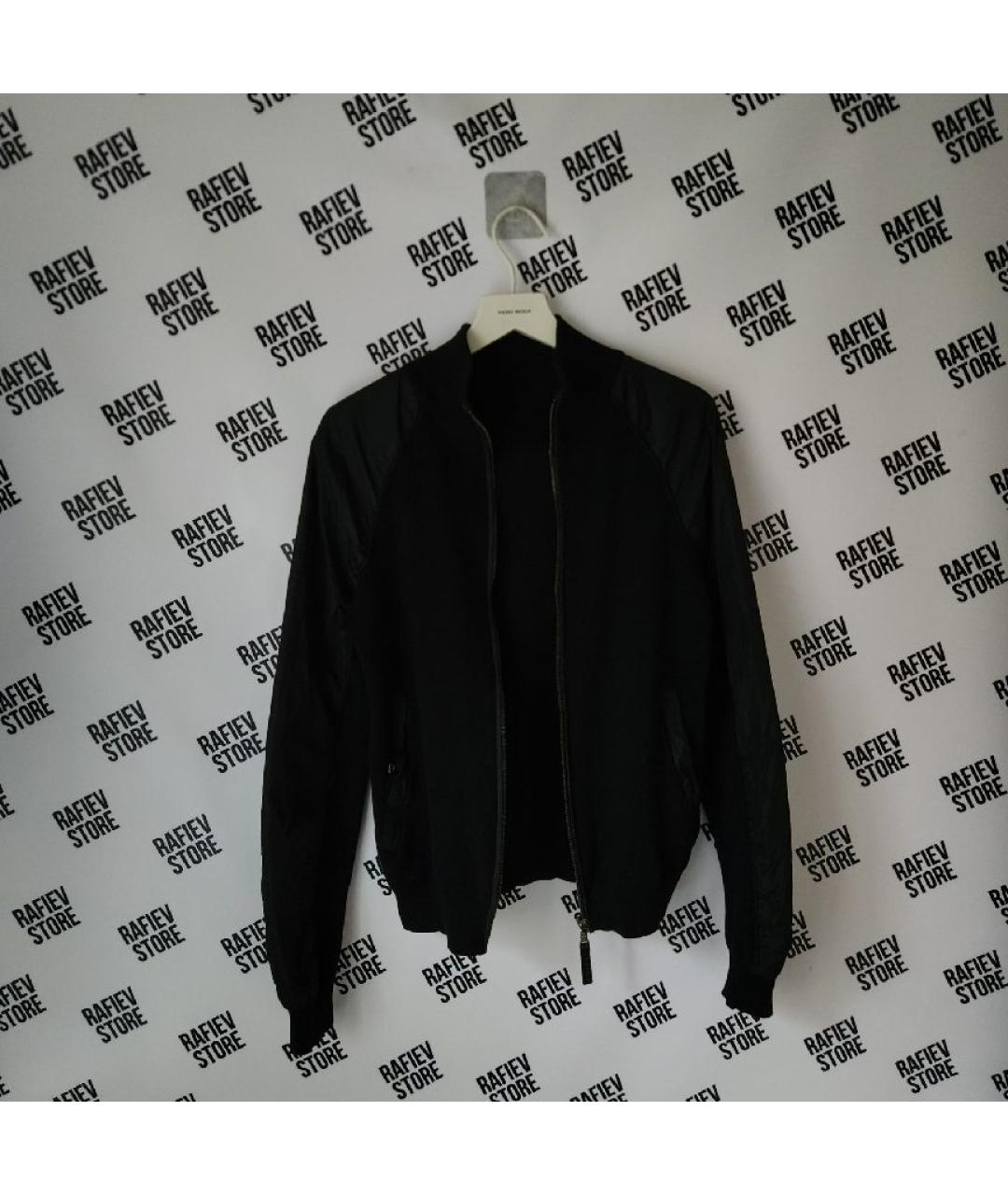 PRADA Черная шерстяная куртка, фото 2