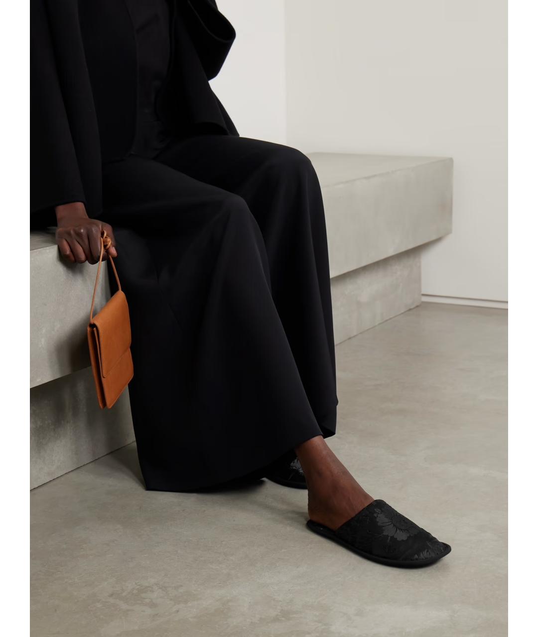 THE ROW Черные мюли, фото 2