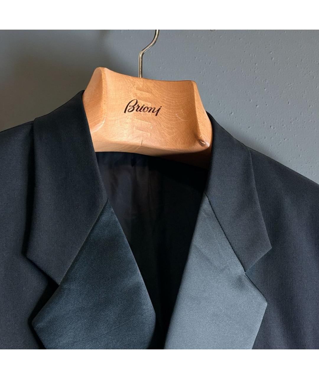 BURBERRY Черный шерстяной пиджак, фото 7