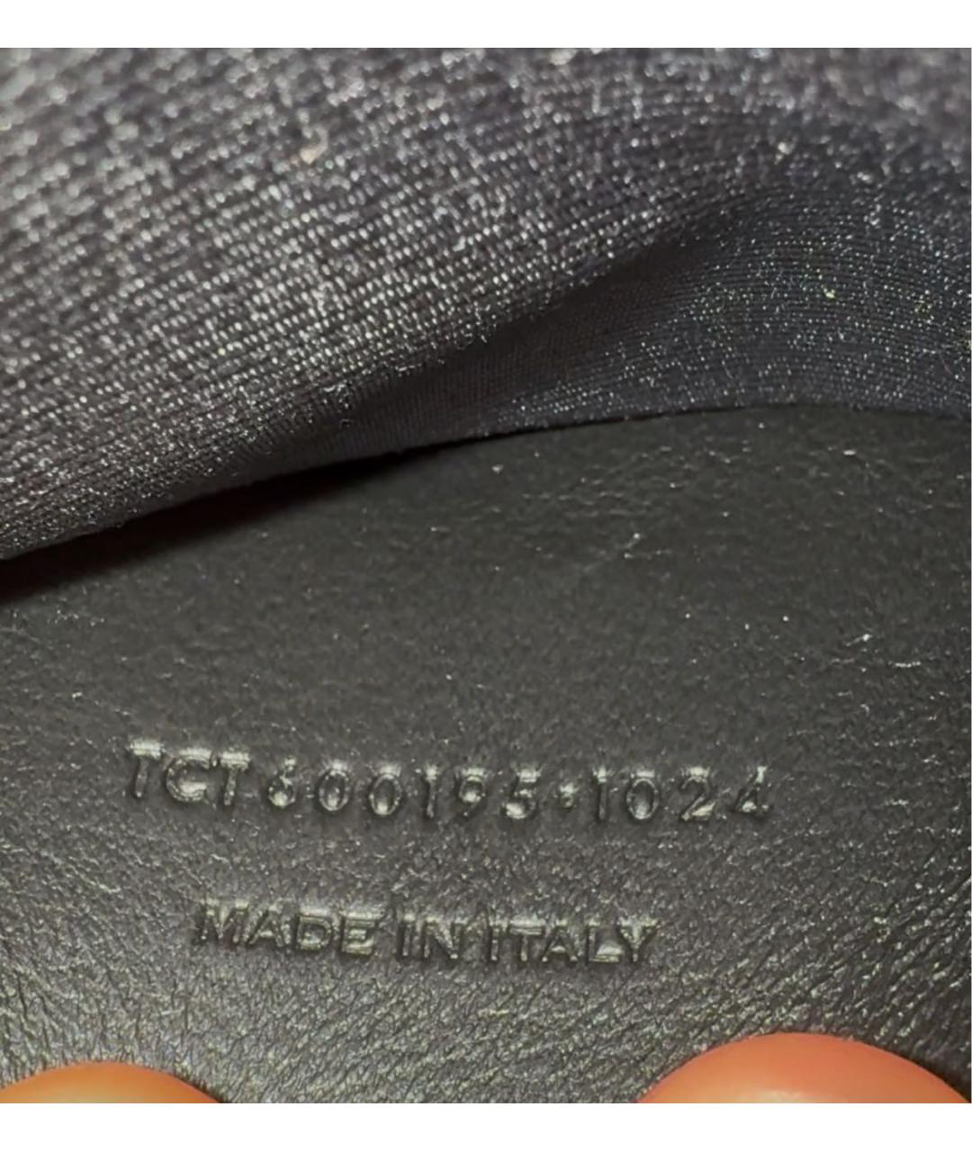 SAINT LAURENT Черная кожаная сумка через плечо, фото 2