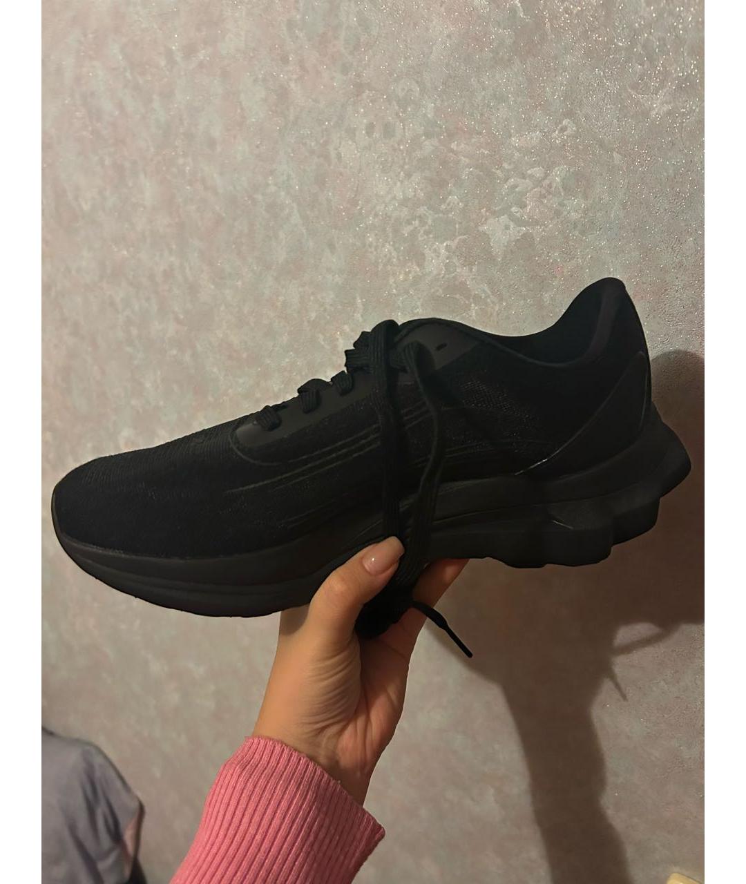 ALO YOGA Черные текстильные кроссовки, фото 5