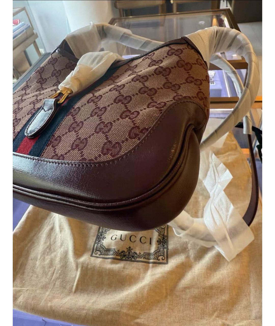 GUCCI Бордовая сумка с короткими ручками, фото 6