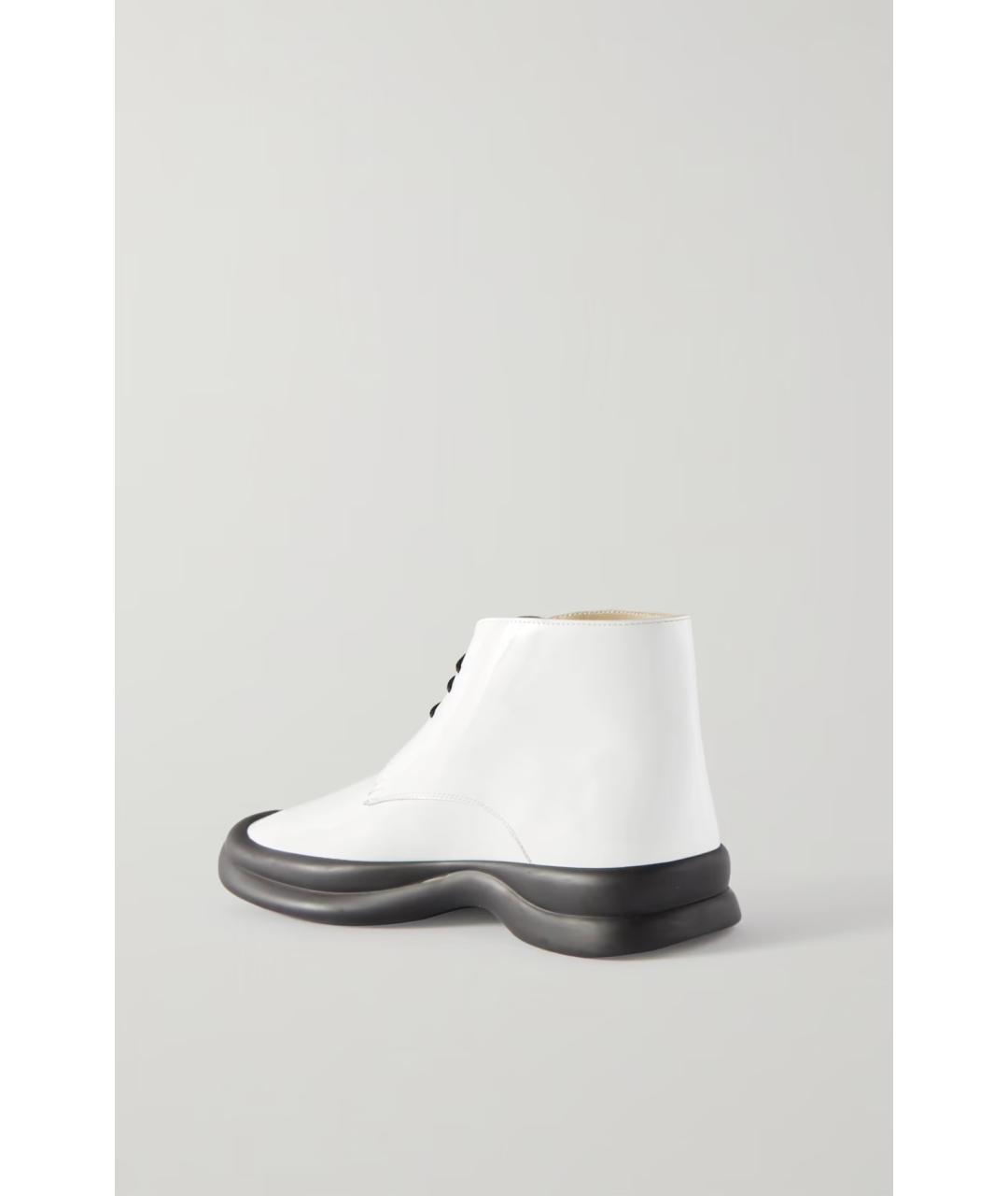 THE ROW Белые кожаные ботинки, фото 3