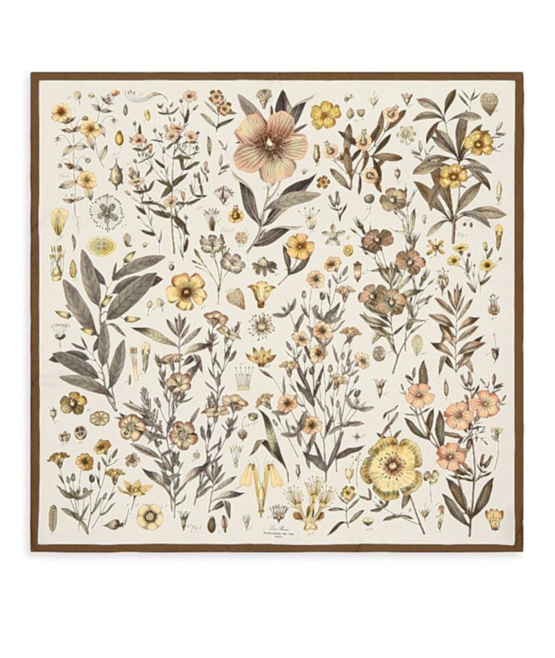 LORO PIANA Бежевый кашемировый платок, фото 1