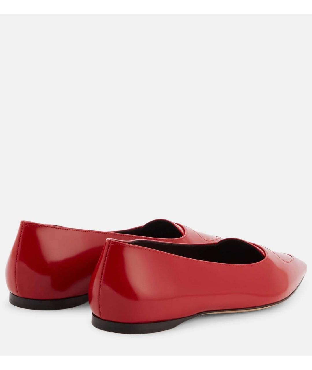 THE ROW Красные кожаные балетки, фото 8