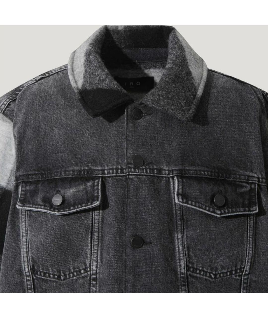 IRO Серая хлопковая куртка, фото 3