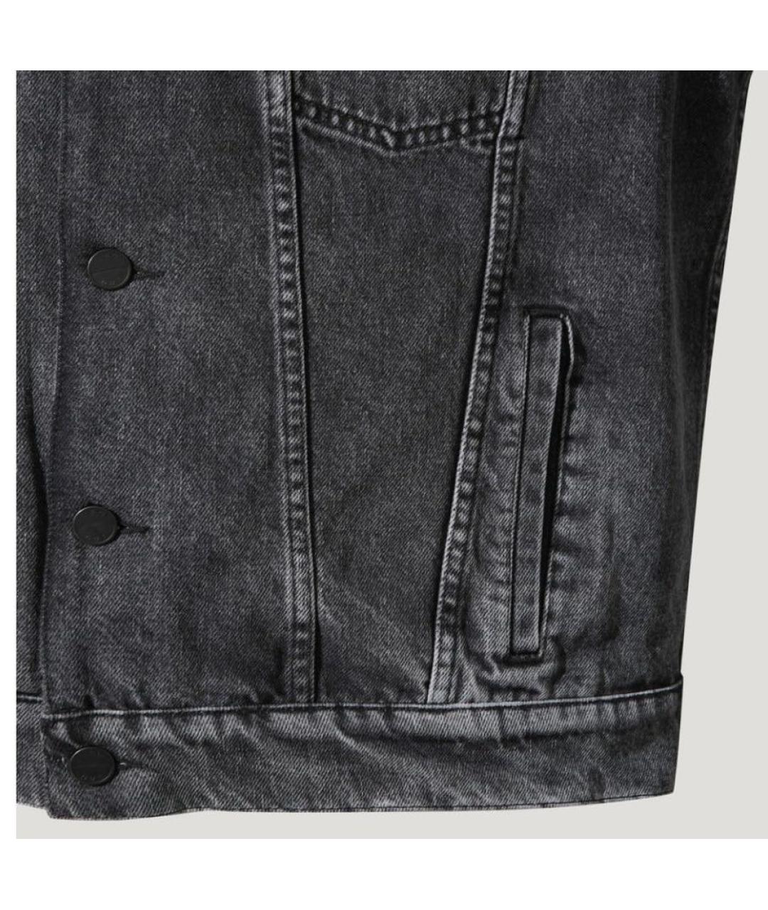 IRO Серая хлопковая куртка, фото 4