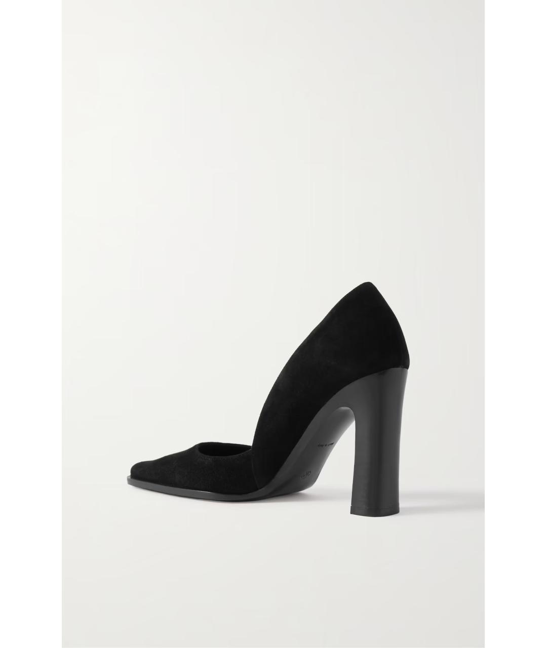 THE ROW Черные замшевые туфли, фото 3