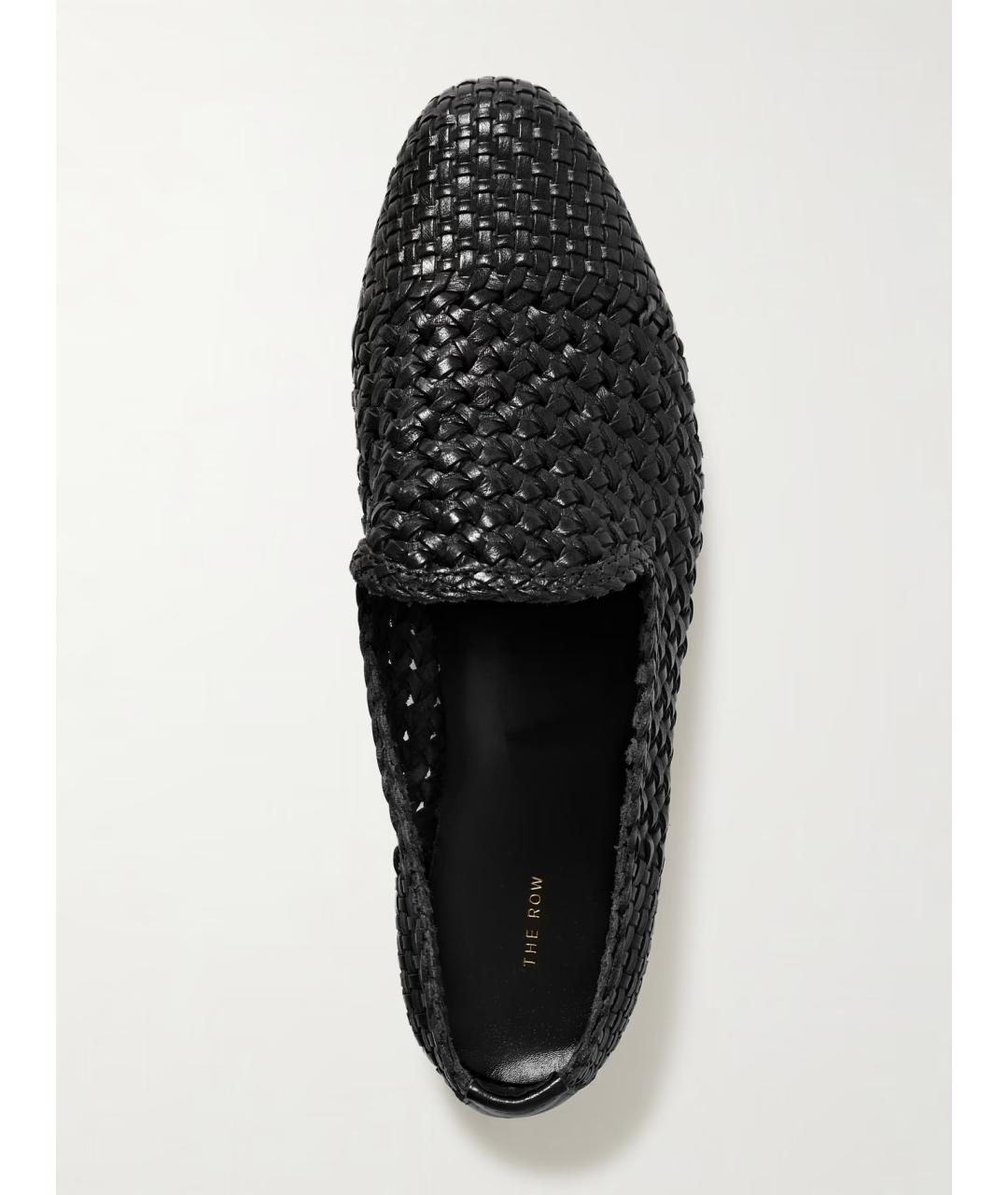 THE ROW Черные кожаные лоферы, фото 3