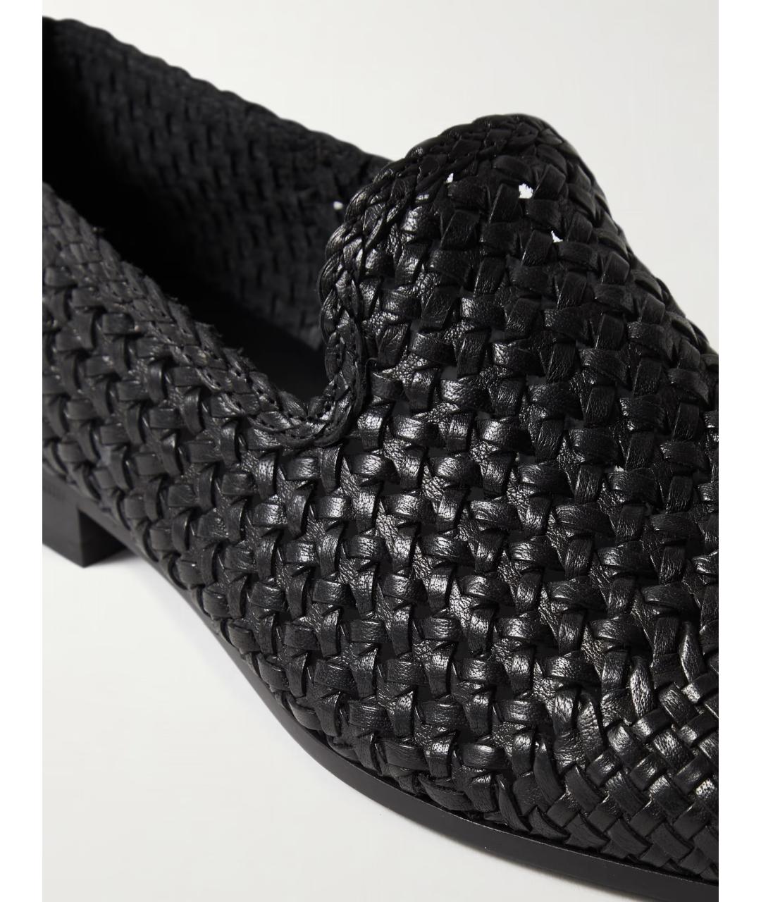 THE ROW Черные кожаные лоферы, фото 4