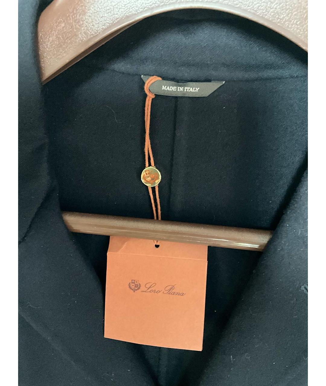 LORO PIANA Синее кашемировое пальто, фото 4