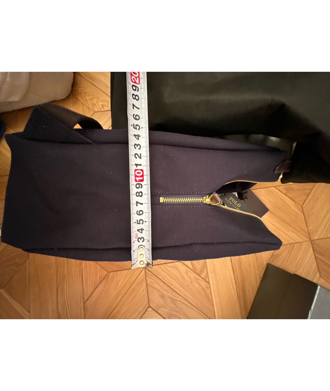 POLO RALPH LAUREN Темно-синий тканевый рюкзак, фото 6