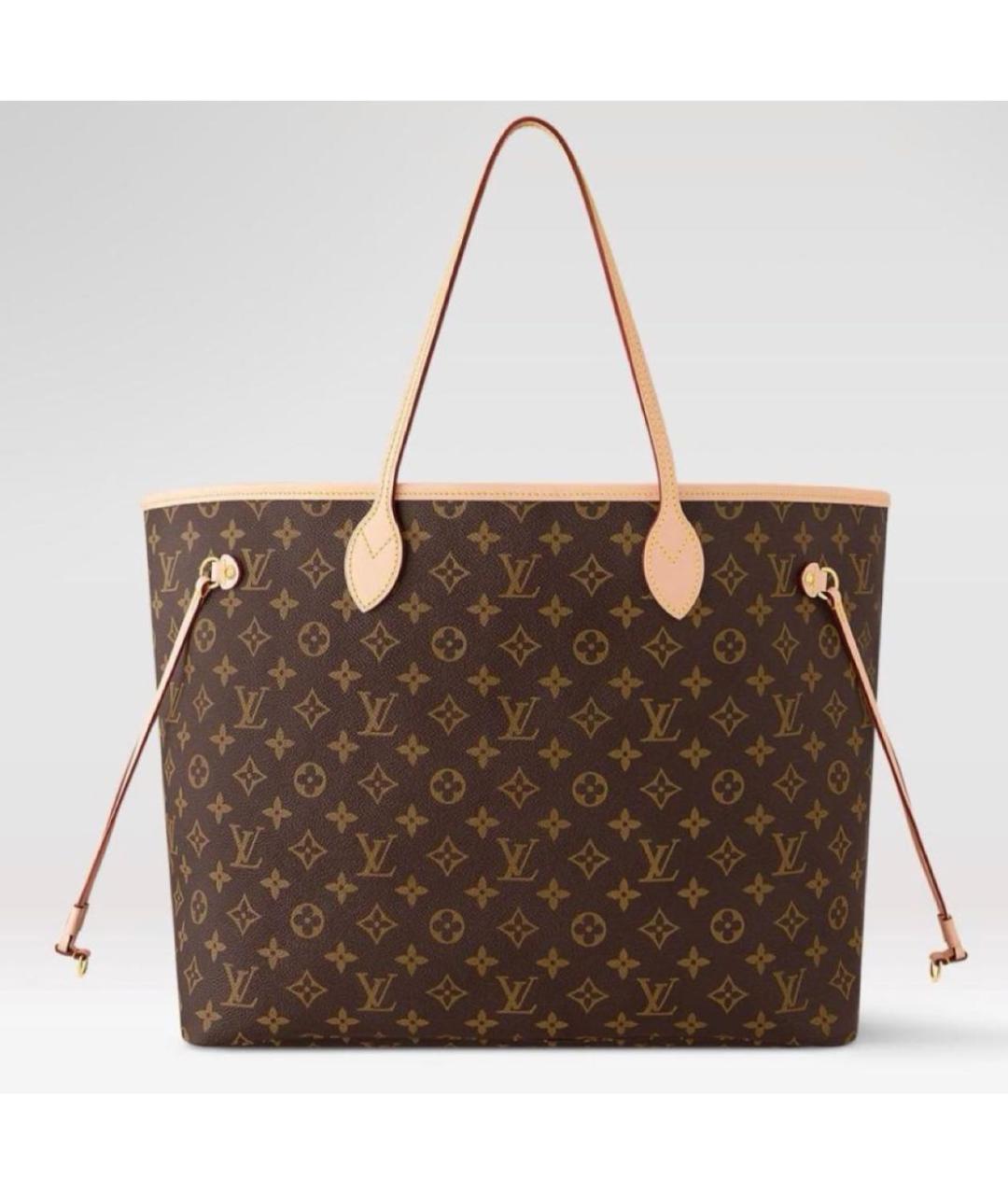 LOUIS VUITTON Коричневая сумка тоут, фото 2